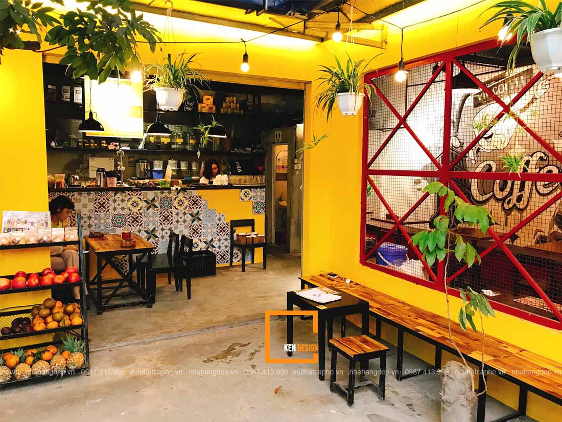 thiết kế quán cafe bánh ngọt